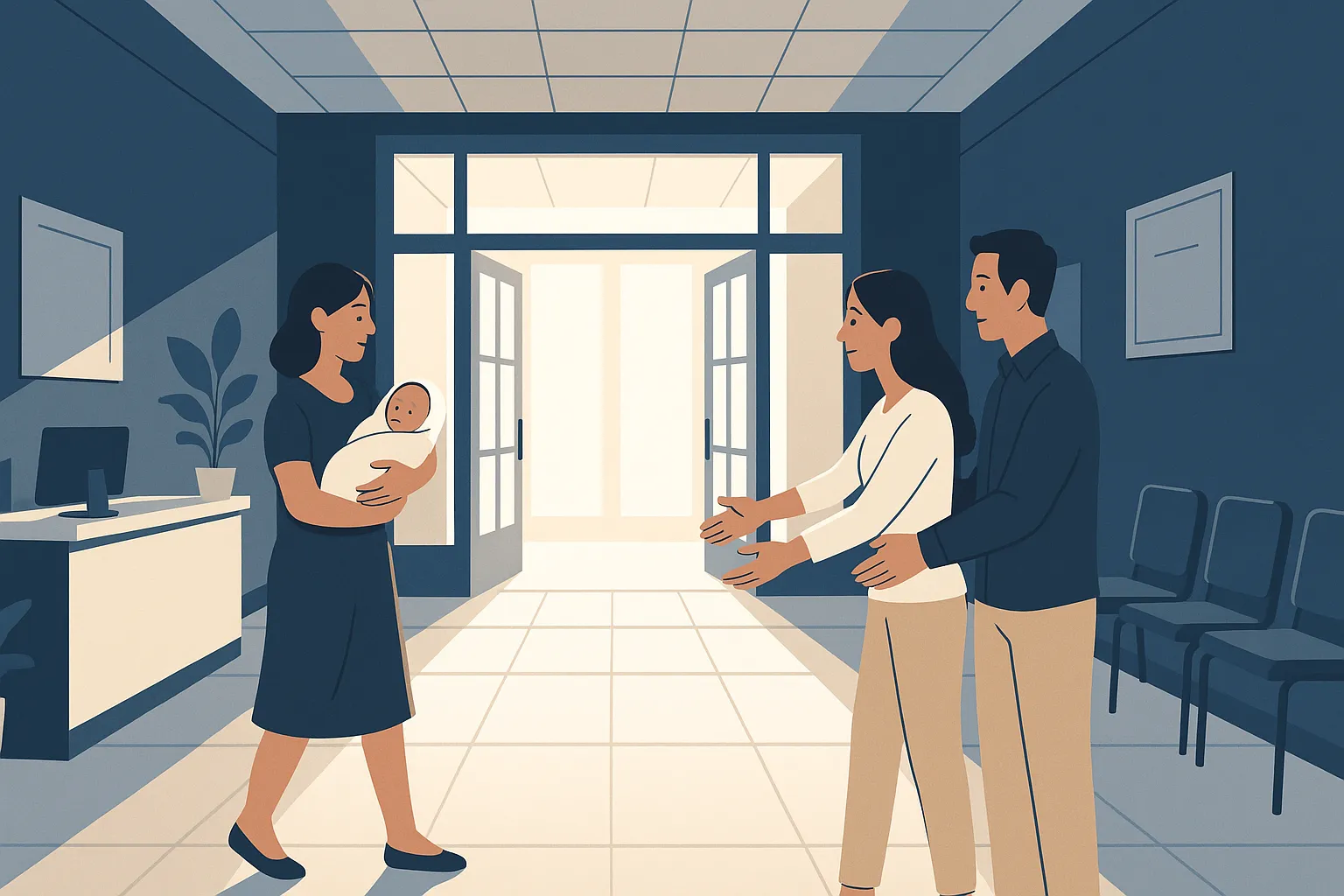 Giao con cho cặp vợ chồng nhờ mang thai hộ