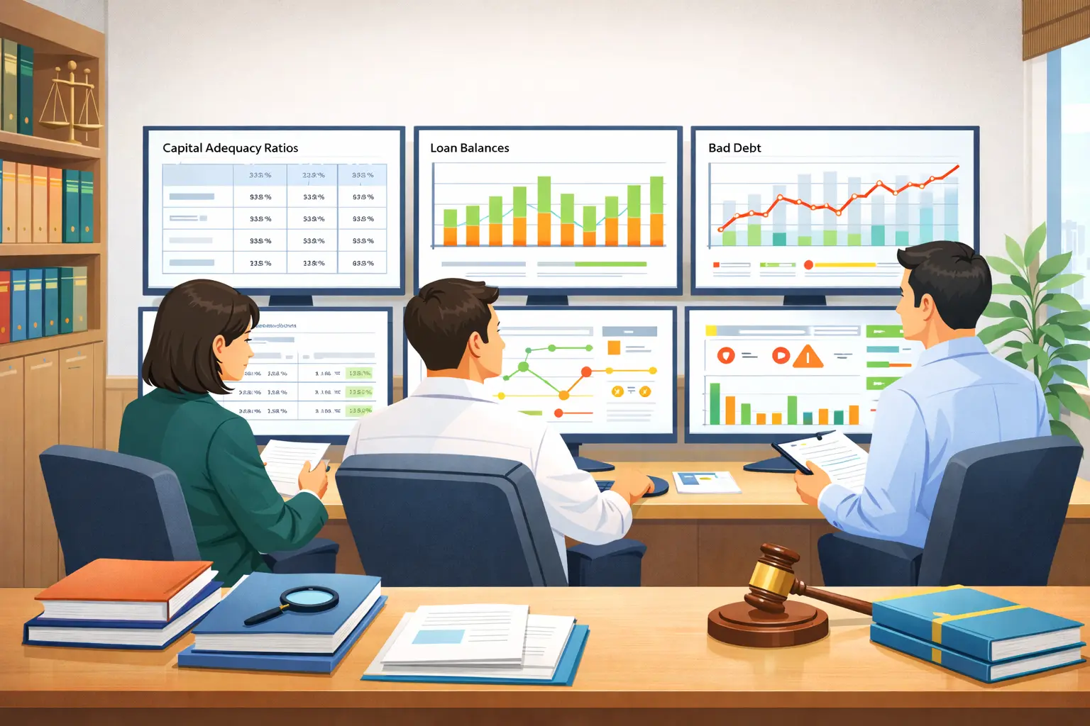 Giám sát ngân hàng thông qua báo cáo và phân tích dữ liệu