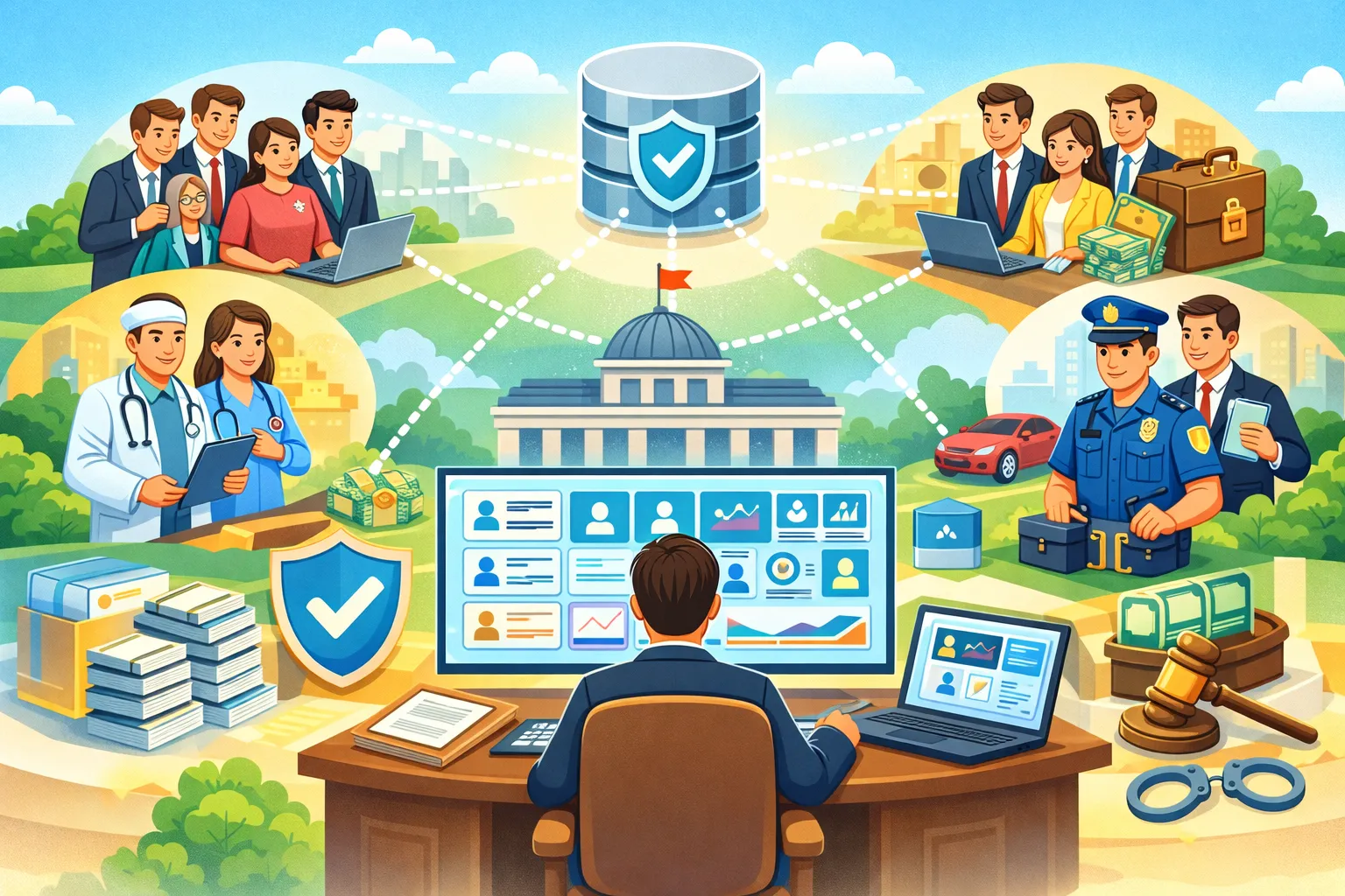 Cơ quan nào chịu trách nhiệm xây dựng, quản lý và vận hành cơ sở dữ liệu về hoạt động kinh doanh bảo hiểm?