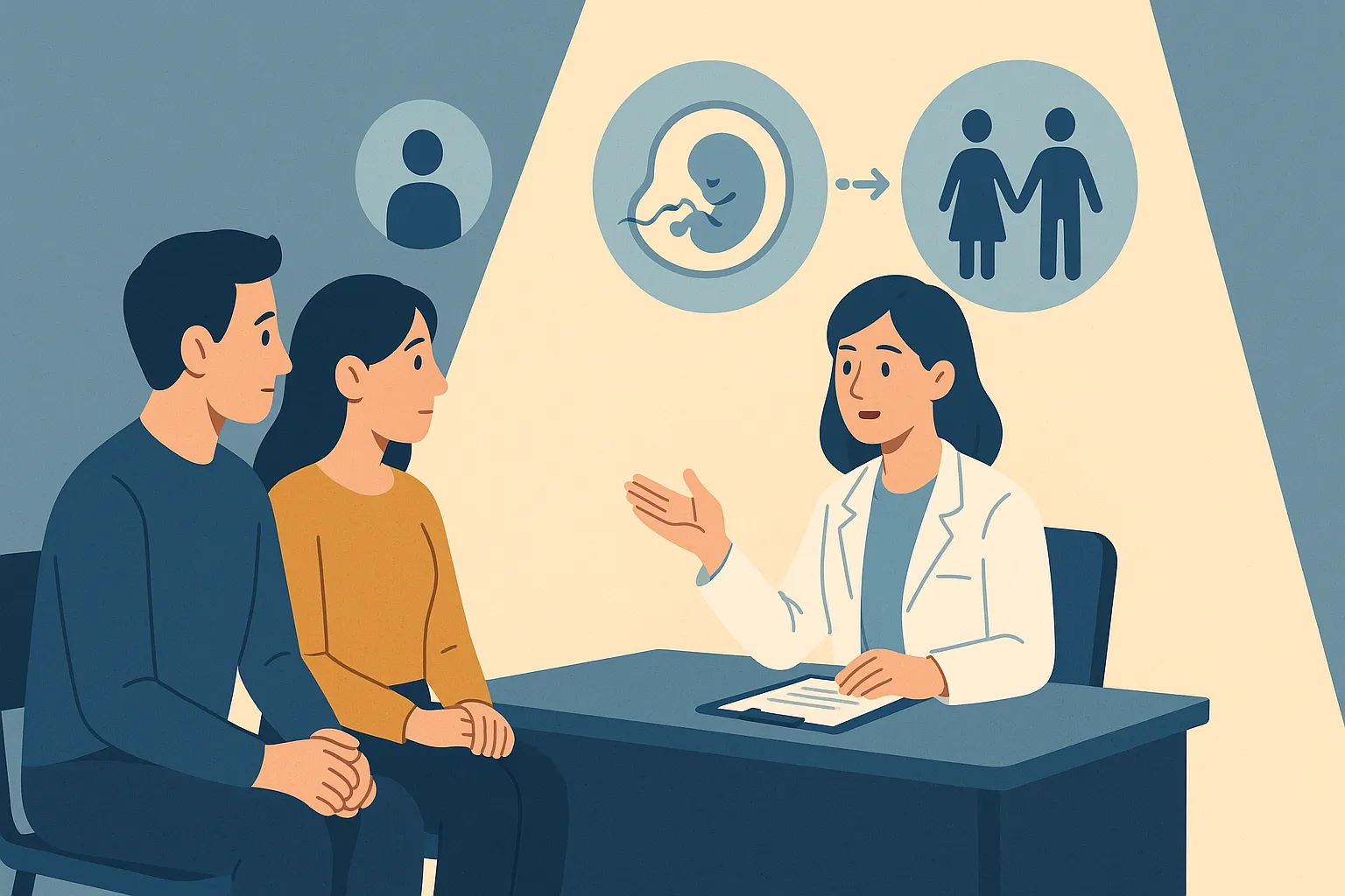 Quan hệ giữa người hiến tinh và trẻ