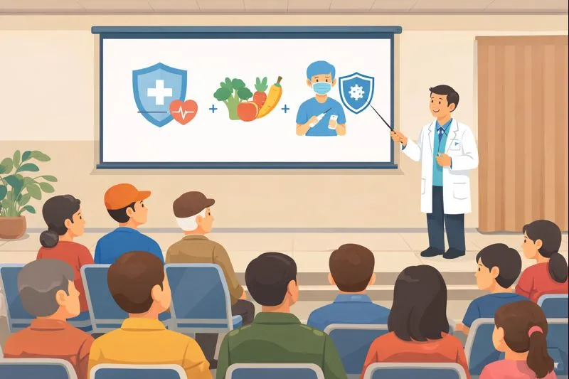 Theo Nghị quyết 72-NQ/TW, quan điểm chỉ đạo xuyên suốt về bảo vệ và nâng cao sức khỏe nhân dân là gì?