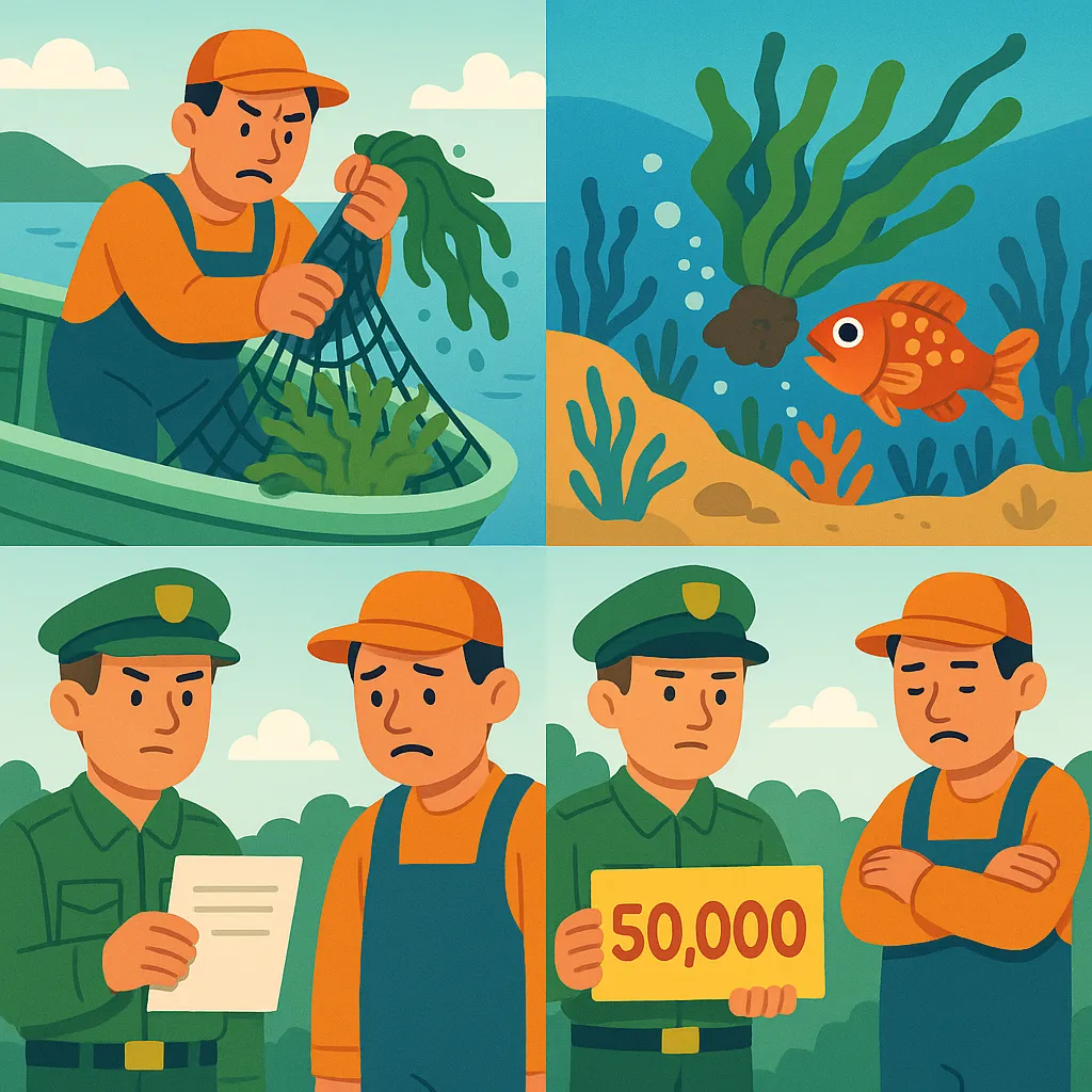 Hủy hoại nguồn lợi thủy sản bị xử phạt bao nhiêu?