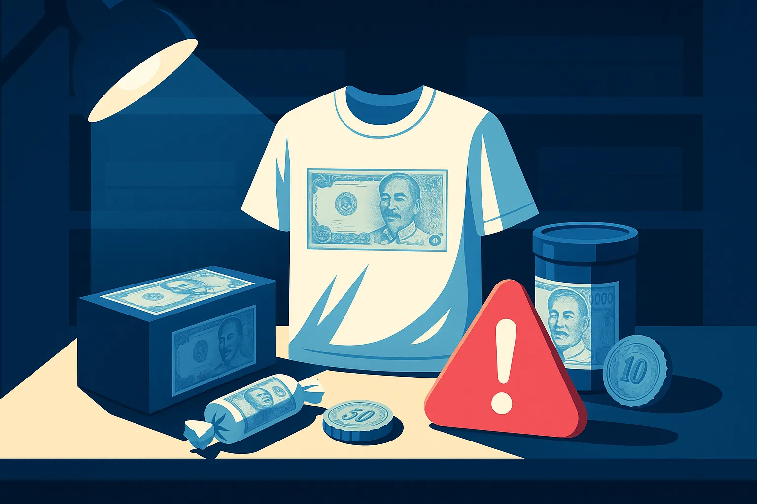 Làm bánh kẹo, quần áo in hình tiền Việt Nam có vi phạm pháp luật không?