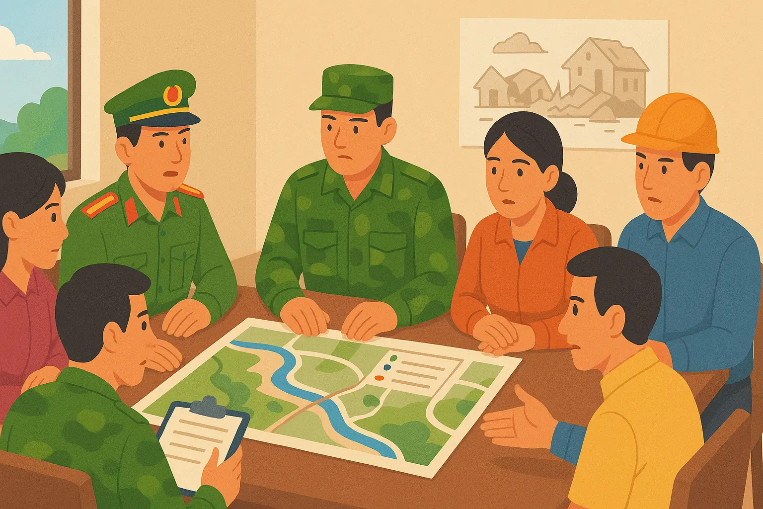 Trách nhiệm thực hiện hoạt động khắc phục hậu quả thiên tai được quy định như thế nào?