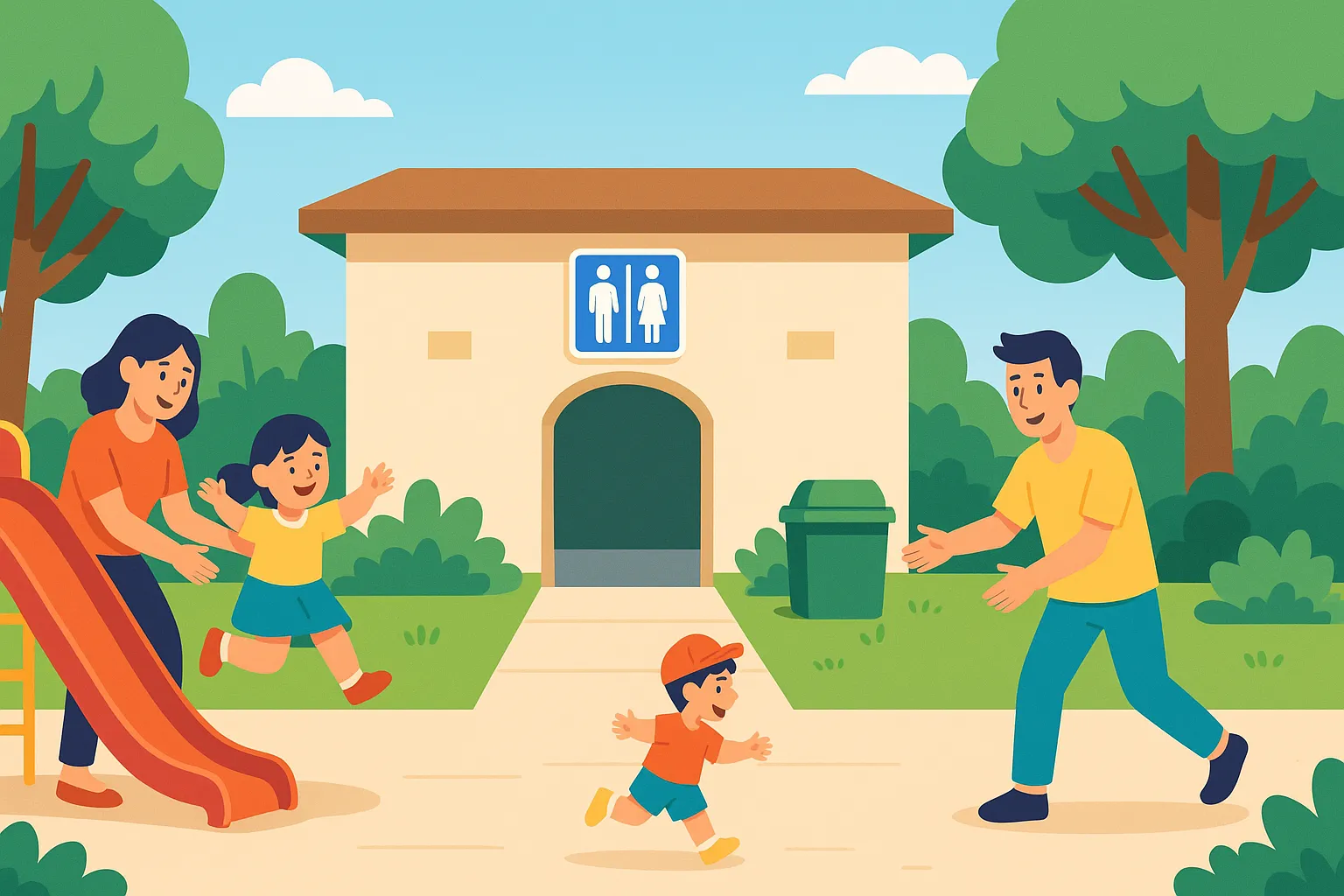 Khu vui chơi có bắt buộc xây dựng công trình vệ sinh công cộng không?