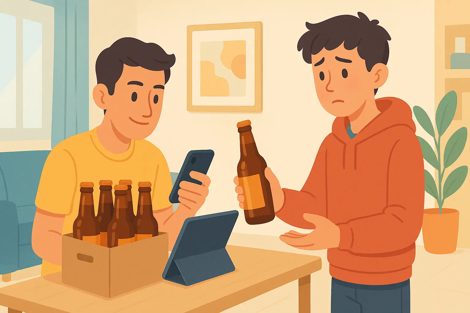 Cá nhân bán hàng online khuyến mại bia cho người chưa đủ 18 tuổi