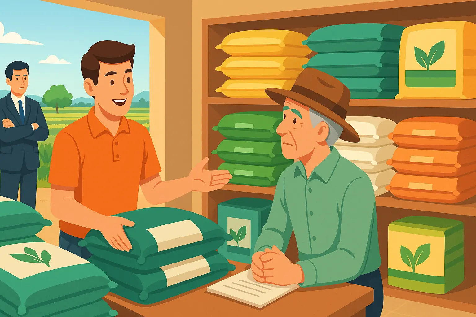 Không duy trì đầy đủ các điều kiện về buôn bán phân bón bị xử phạt thế nào?