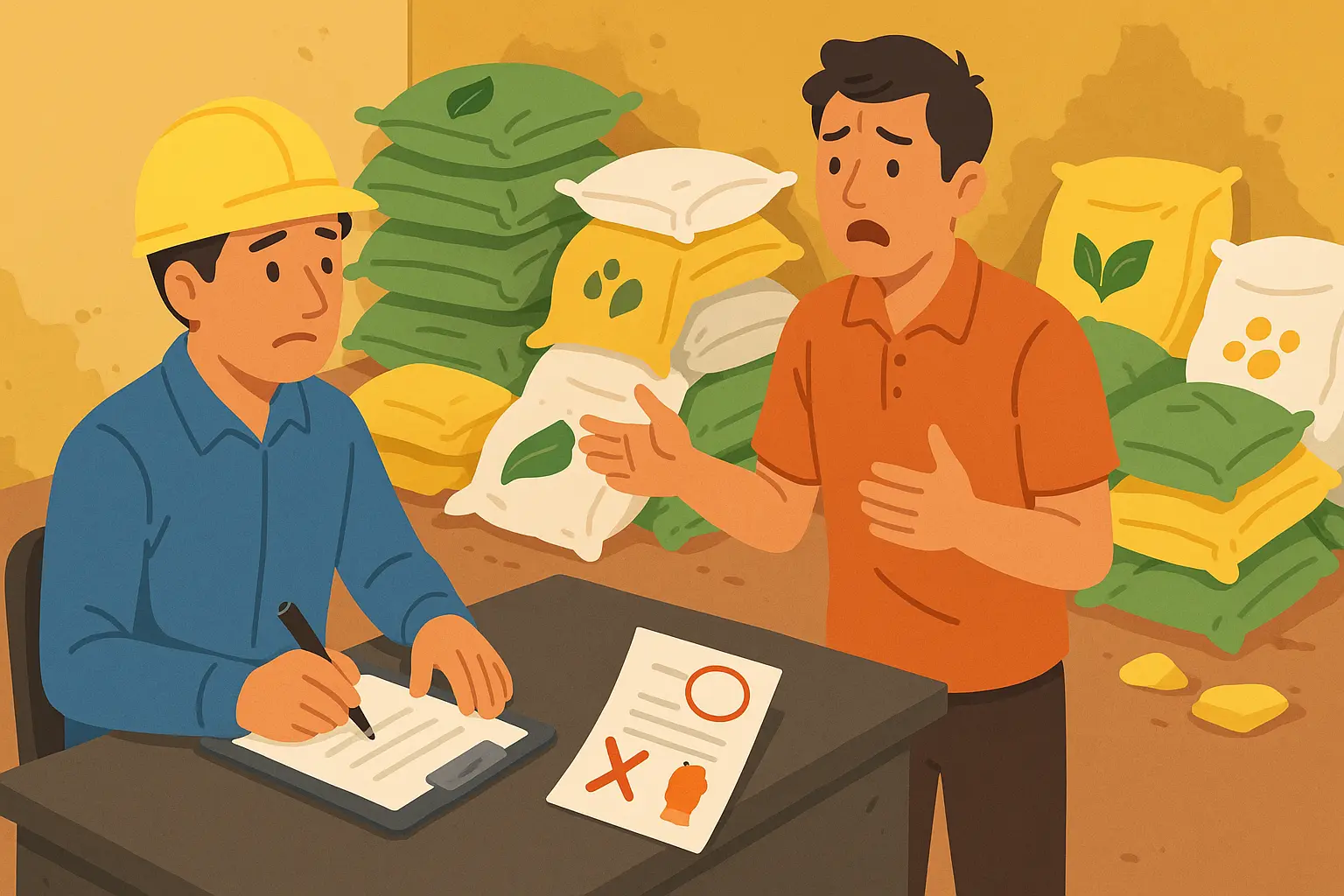 Xử phạt cửa hàng phân bón không duy trì điều kiện buôn bán