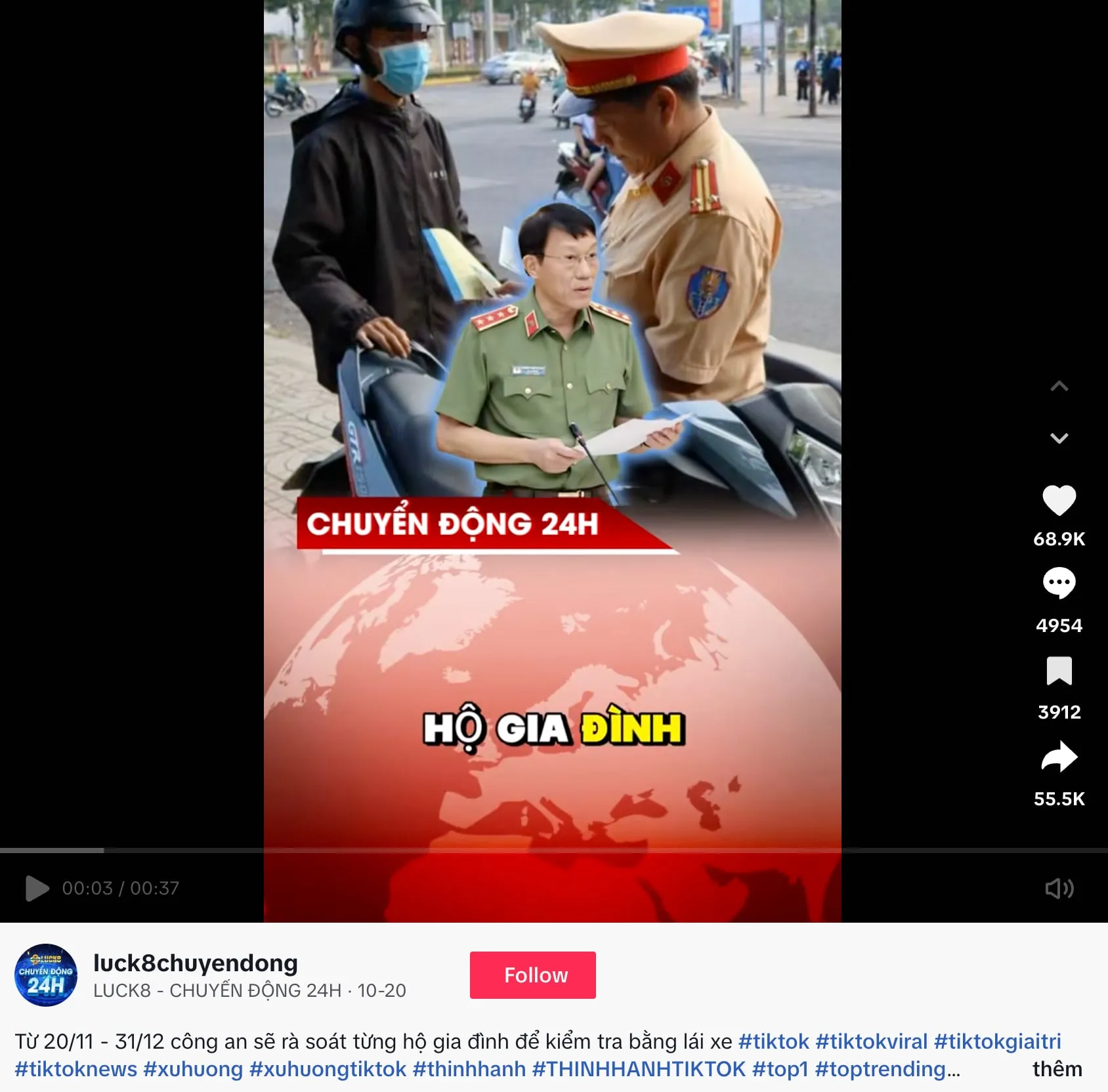 Thực hư về tin ‘công an giao thông đi từng hộ gia đình kiểm tra giấy phép lái xe’