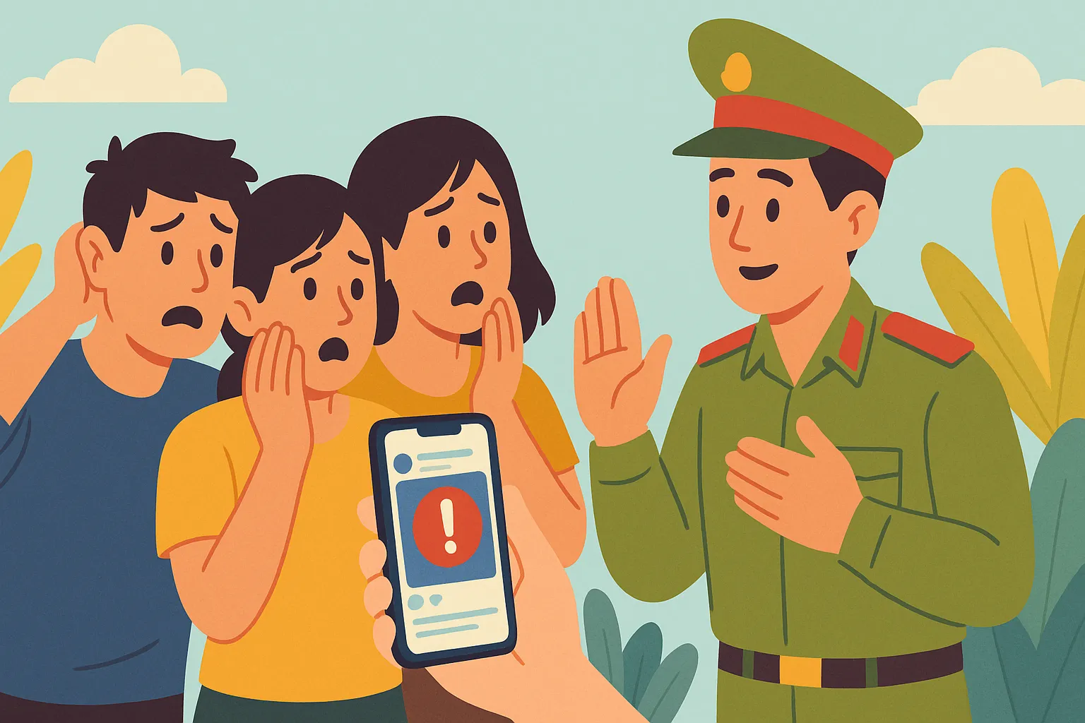 Công an rà soát từng hộ gia đình để kiểm tra giấy phép lái xe có thật không?