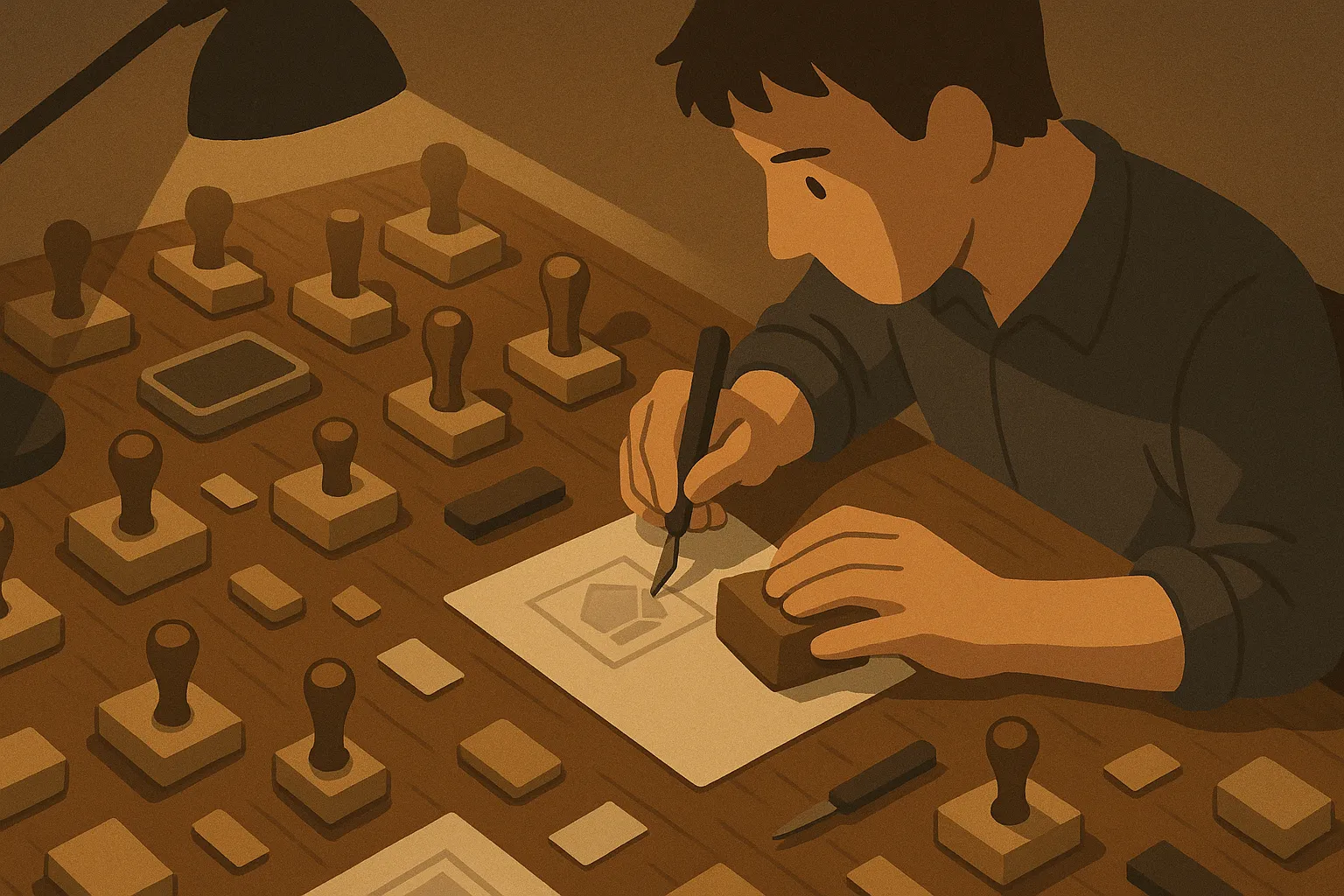 cấm làm con dấu giả