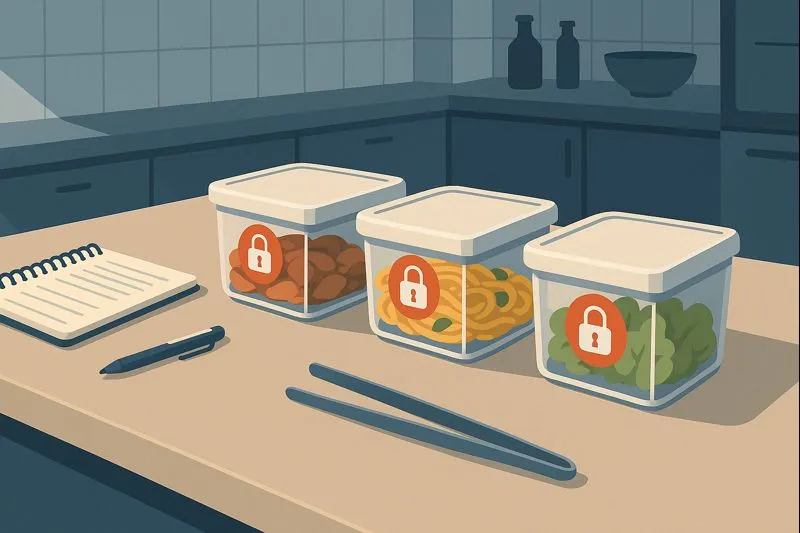 Lưu mẫu thức ăn trong bao lâu và mỗi mẫu cần lấy bao nhiêu gam theo quy định?