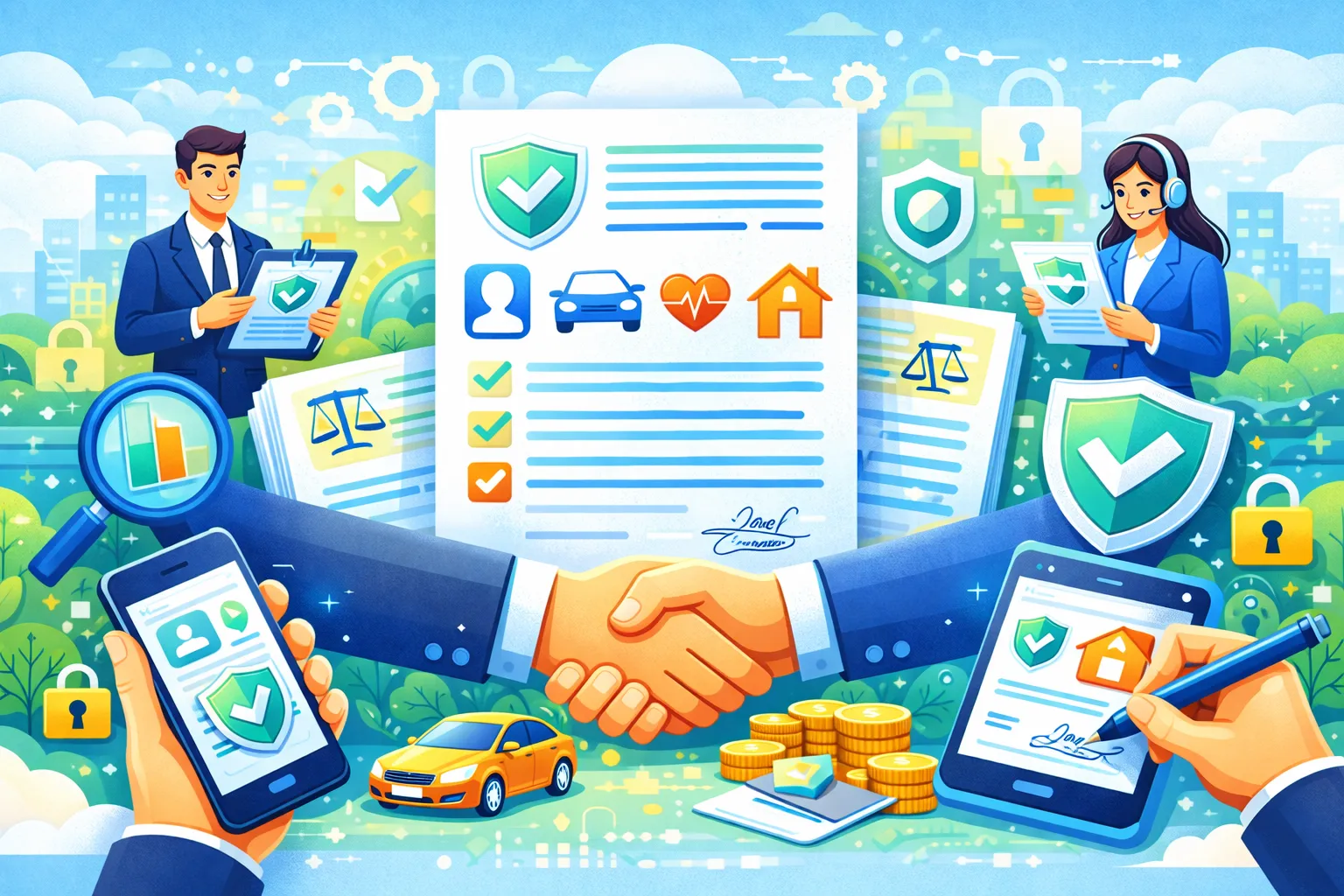 Hợp đồng bảo hiểm gồm những nội dung gì?