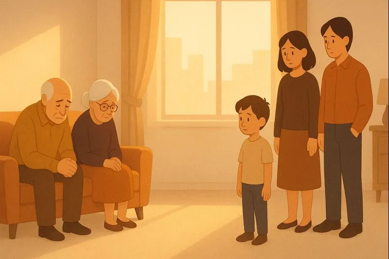 Cha mẹ ngăn cản ông bà chăm cháu bị xử phạt bao nhiêu?