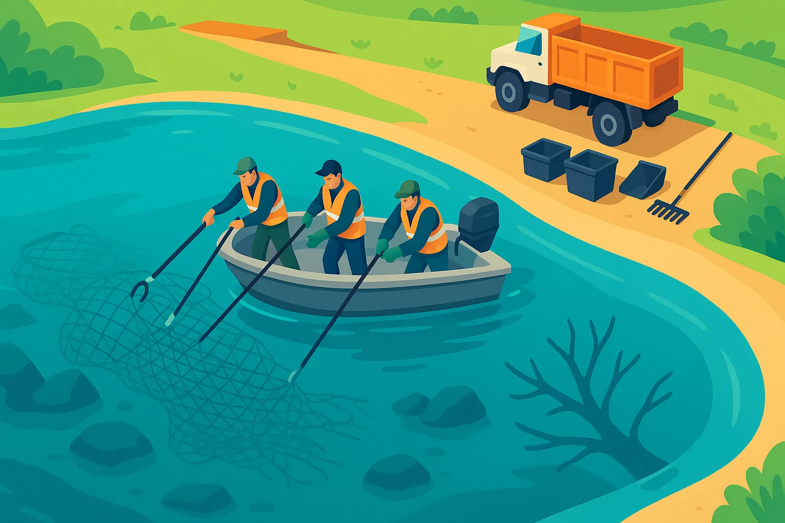 Vứt bỏ ngư cụ xuống vùng nước tự nhiên có vi phạm pháp luật không?