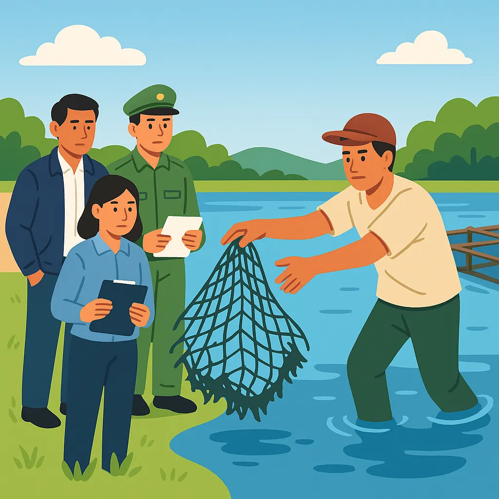 Vứt bỏ ngư cụ xuống vùng nước tự nhiên bị xử phạt bao nhiêu?