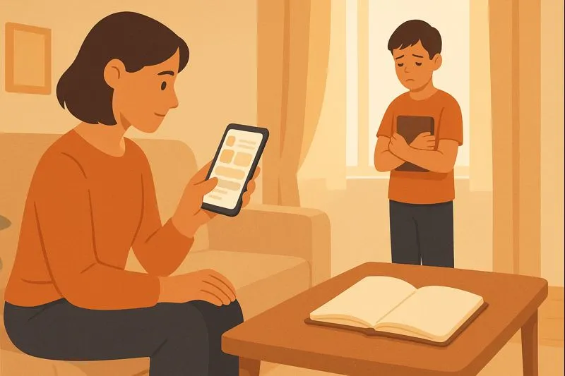 Cha mẹ đăng nhật ký của con lên mạng xã hội có vi phạm pháp luật không?