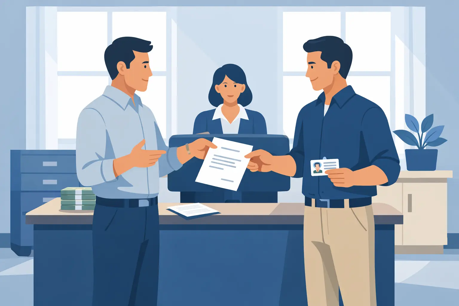 Có thể nhờ người khác nhận lương không?