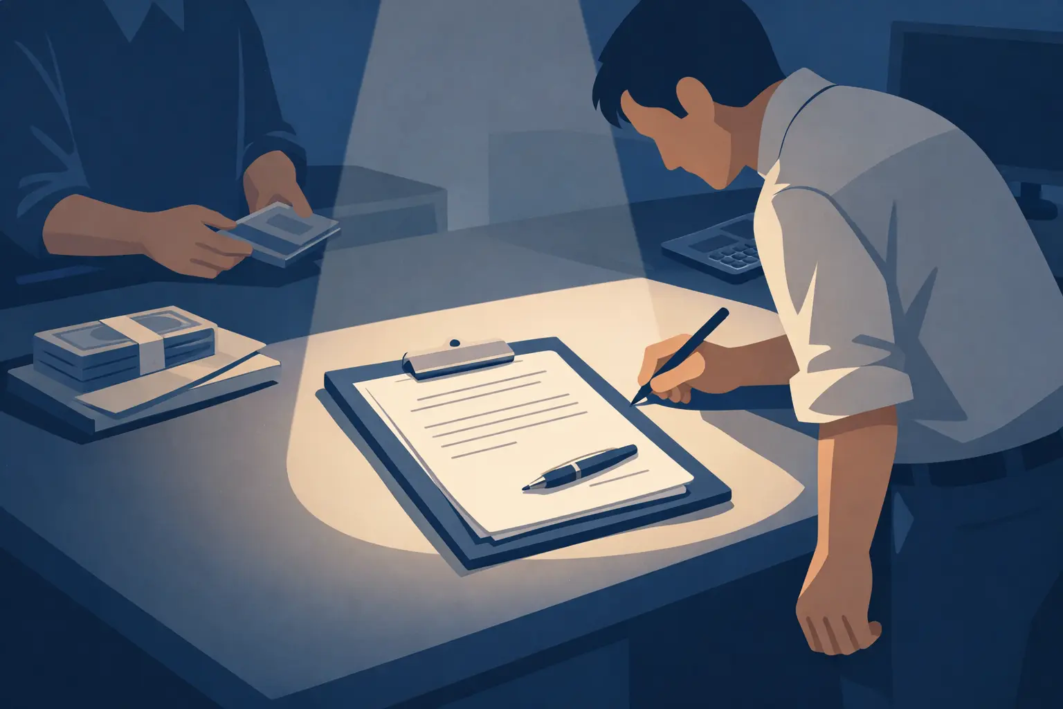 Nhờ nhận lương