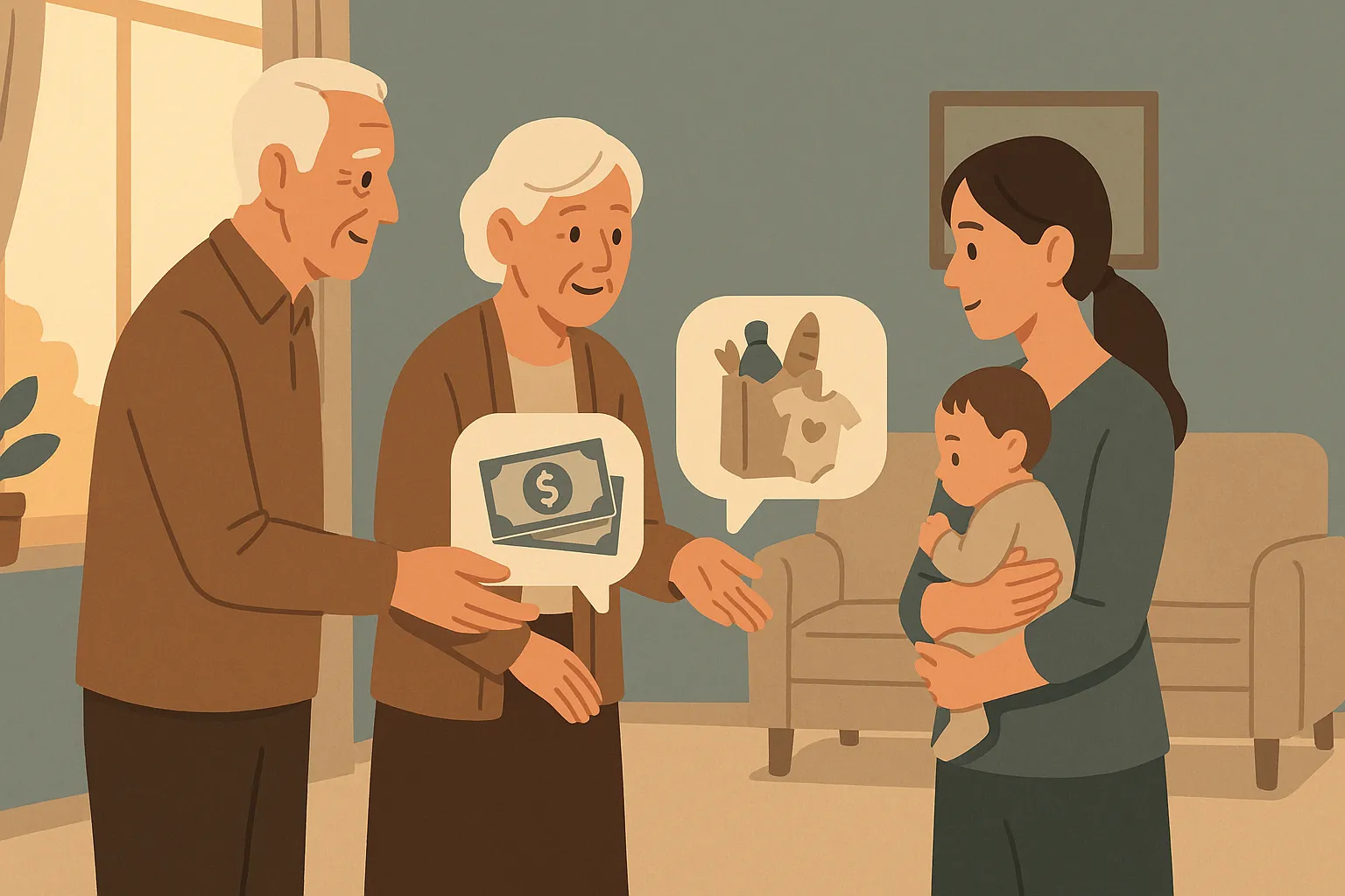 Ông bà có phải cấp dưỡng cho cháu và mức xử phạt khi không thực hiện nghĩa vụ này?