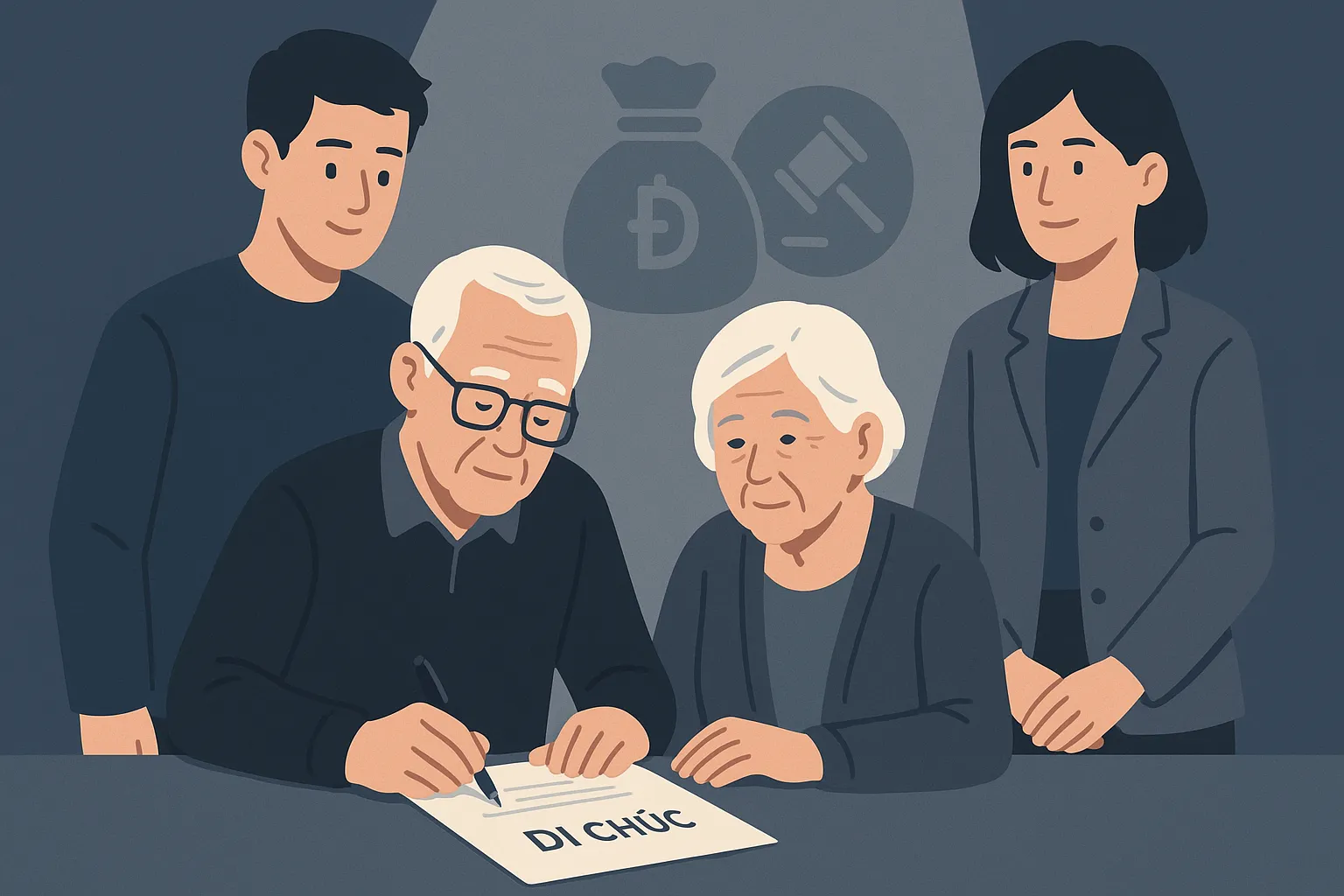 Ông bà để thừa kế cho cháu