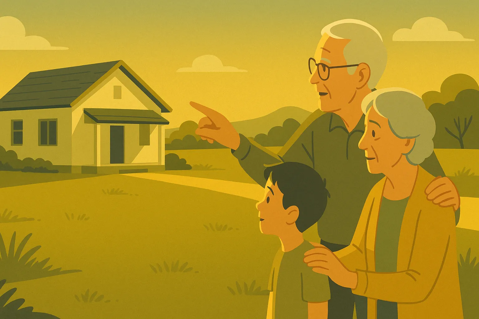 Nhận thừa kế từ ông bà