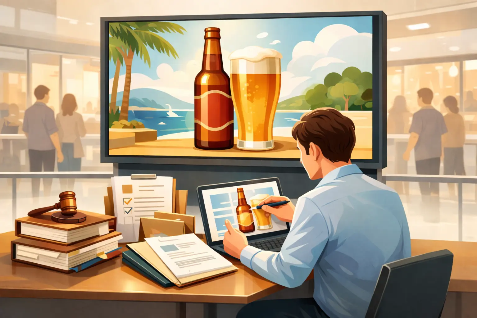 Quảng cáo không có cảnh báo để phòng, chống tác hại của rượu, bia bị xử phạt như thế nào?