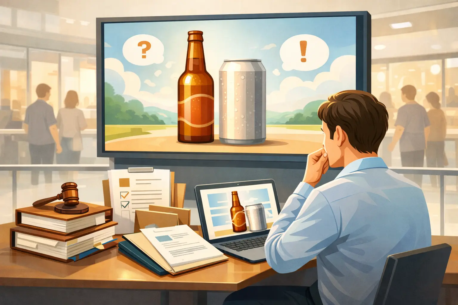 Quảng cáo rượu, bia có độ cồn dưới 5,5 độ có bắt buộc gắn cảnh báo không?