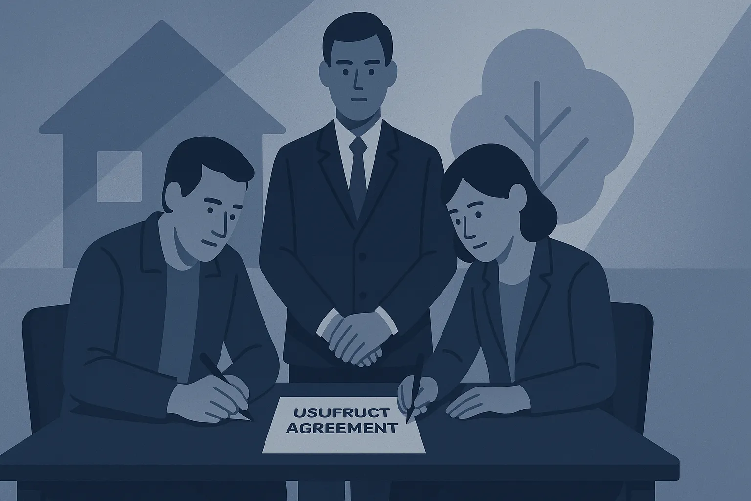 Căn cứ để được xác lập quyền hưởng dụng là gì?