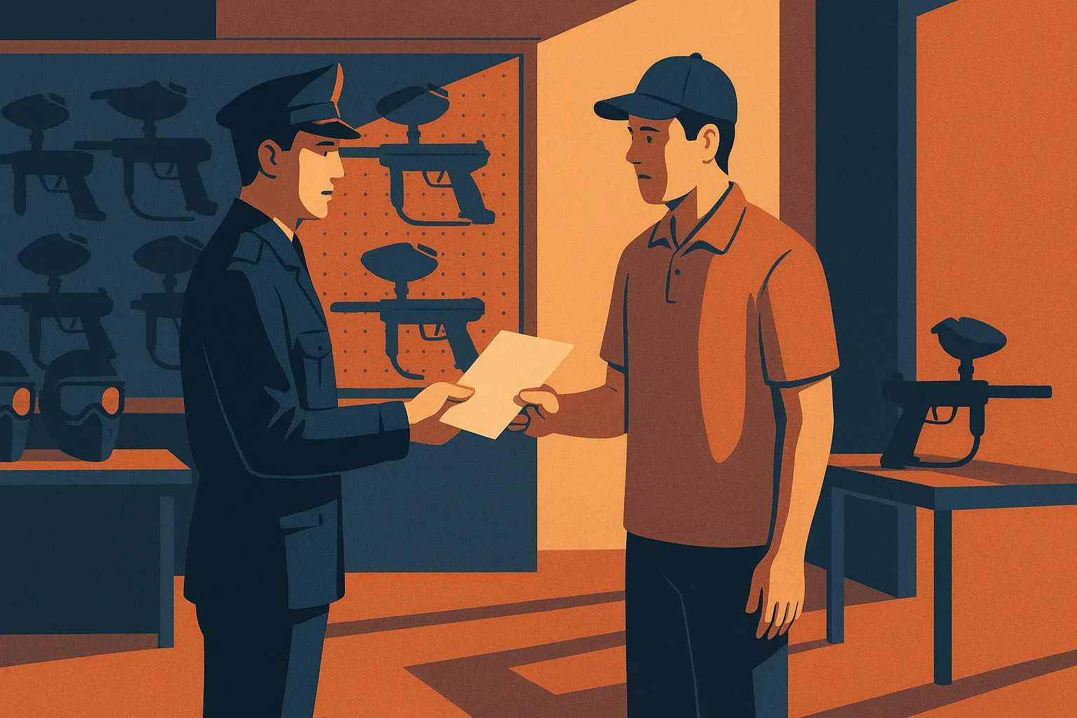 Xử phạt hành vi cho người dưới 18 tuổi chơi bắn súng sơn