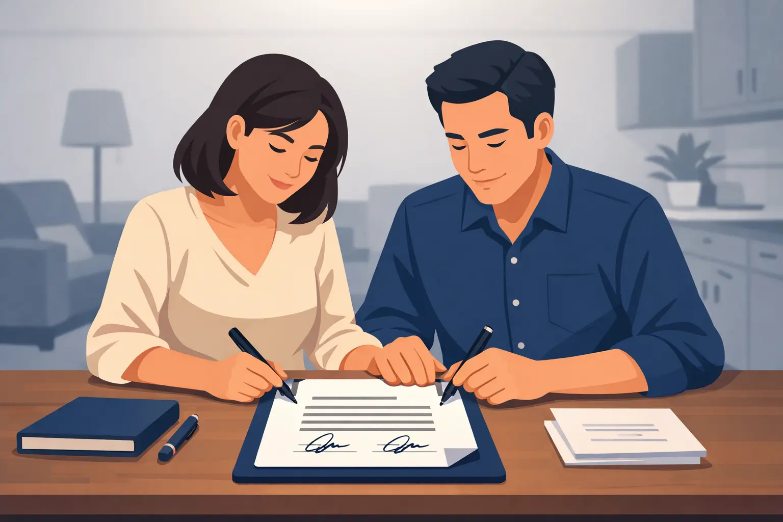 Hình thức khi sửa đổi bổ sung thoả thuận