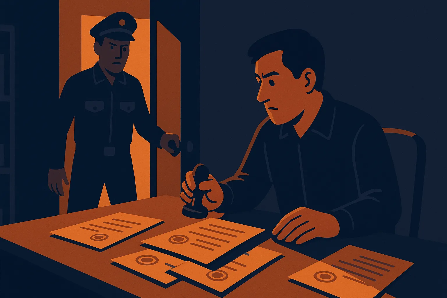 Dùng con dấu giả bị truy cứu