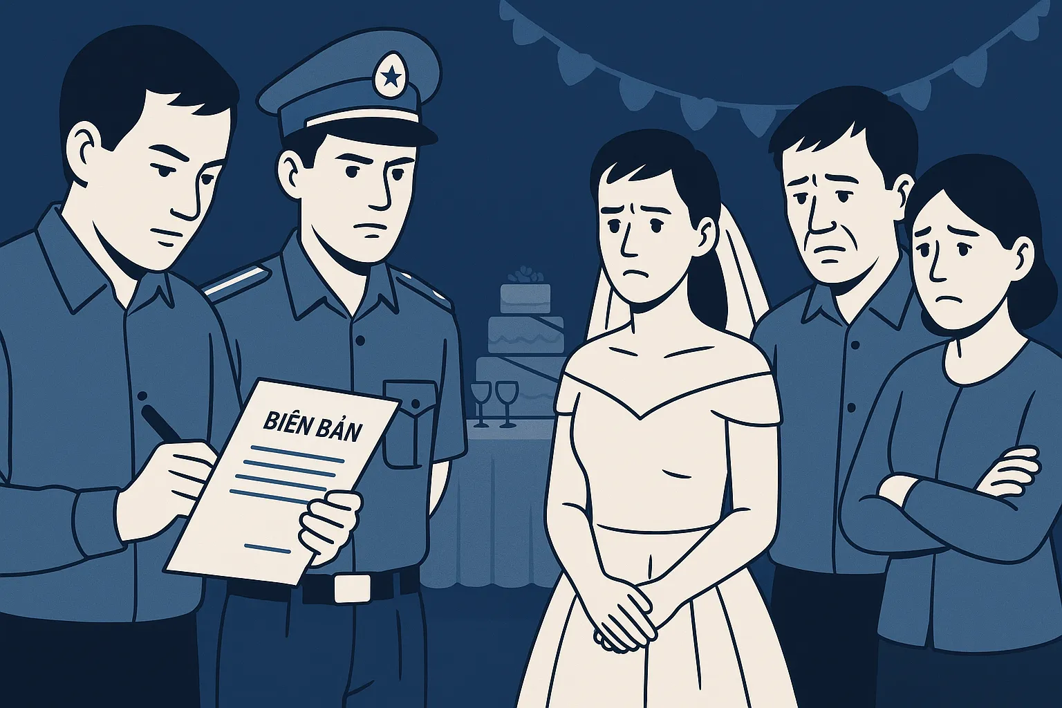 Tổ chức kết hôn cho người chưa đủ tuổi bị xử phạt ra sao?