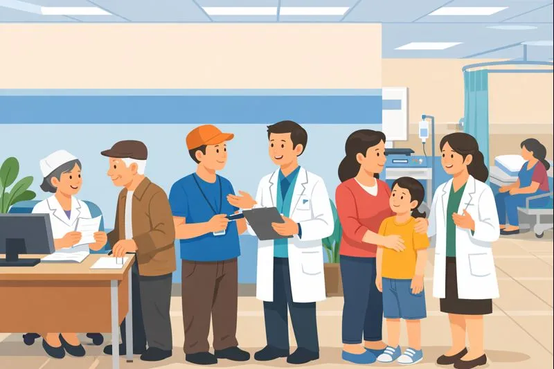 Người yếu thế, người có thu nhập thấp có được ưu tiên miễn viện phí theo Nghị quyết 72-NQ/TW không?