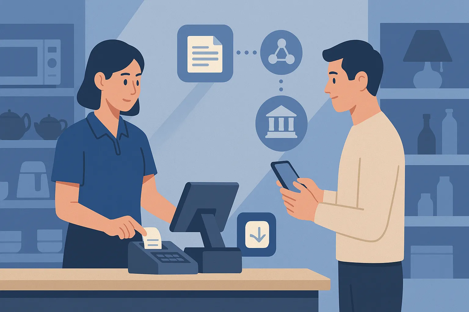 Hóa đơn điện tử khởi tạo từ máy tính tiền phải có những nội dung bắt buộc nào?