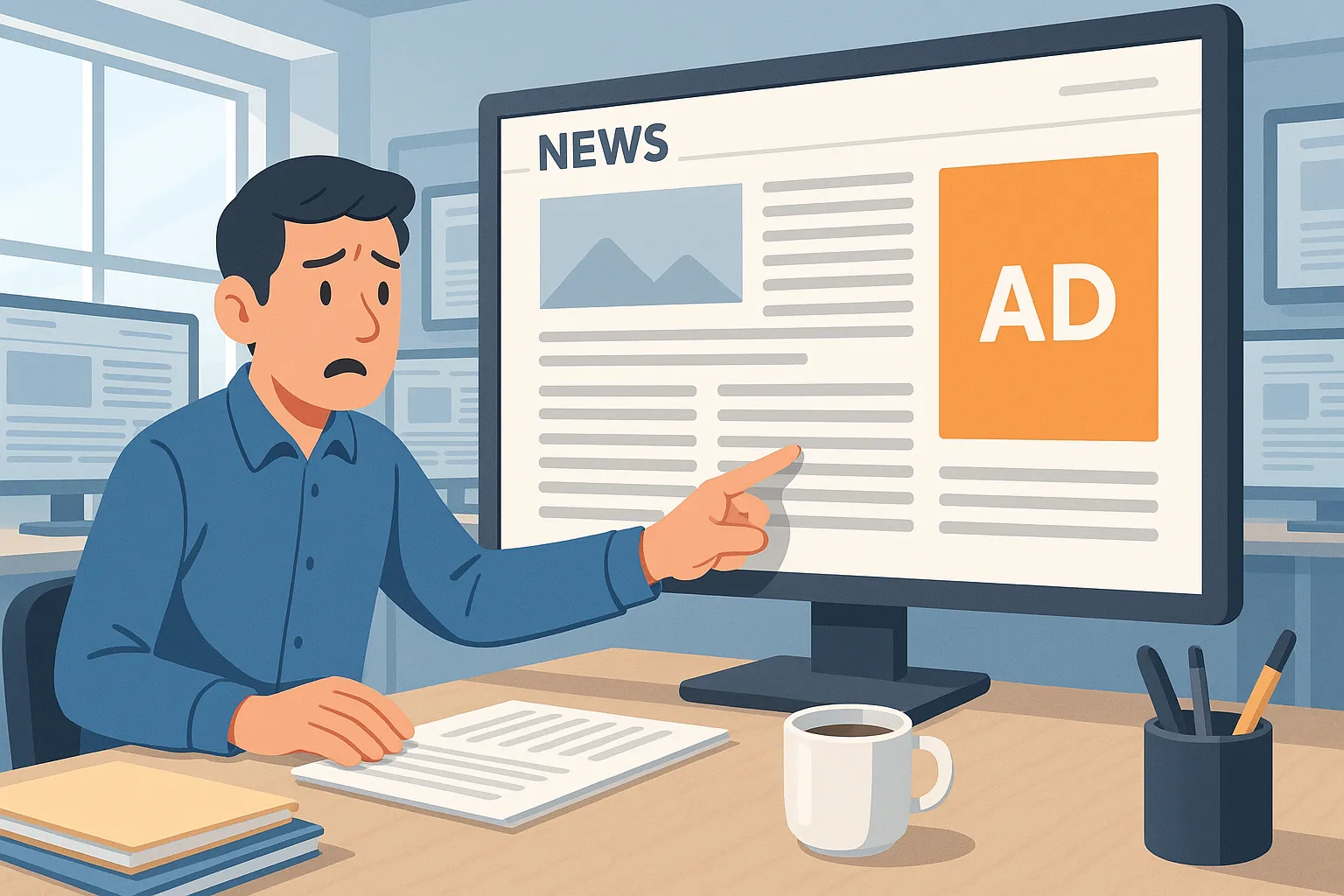 Có được thiết kế phần quảng cáo lẫn vào phần nội dung trên báo điện tử không?