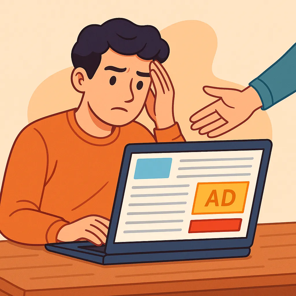 Thiết kế phần quảng cáo lẫn vào phần nội dung trên báo điện tự bị xử phạt bao nhiêu?