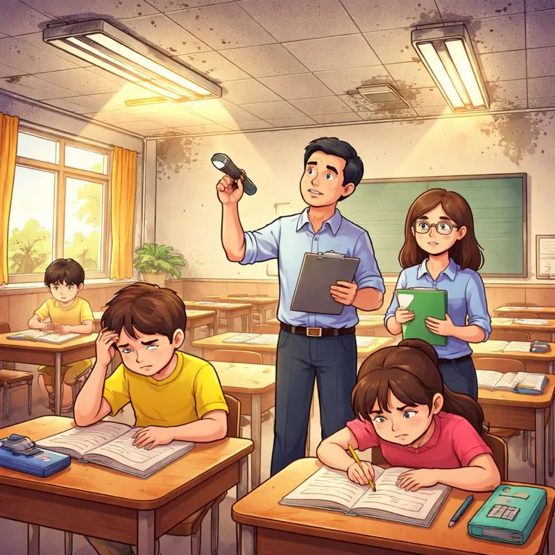 Trường học không đảm bảo đủ ánh sáng bị xử phạt bao nhiêu?