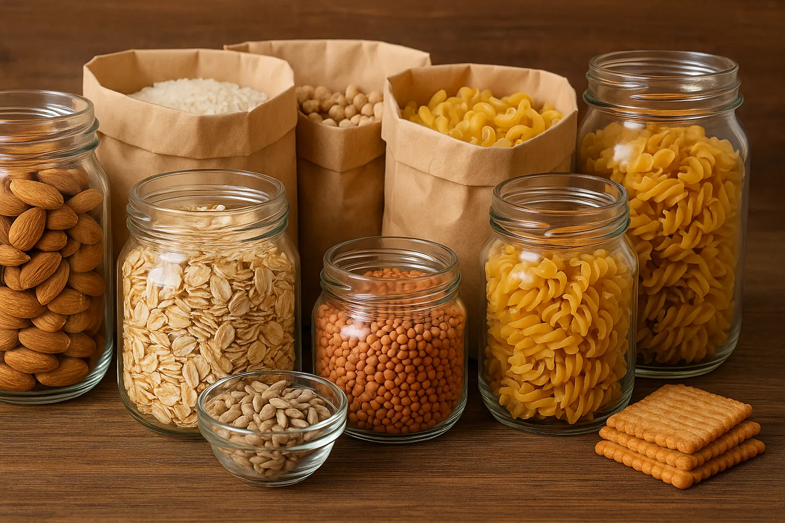 Thực phẩm khô, dễ bảo quản