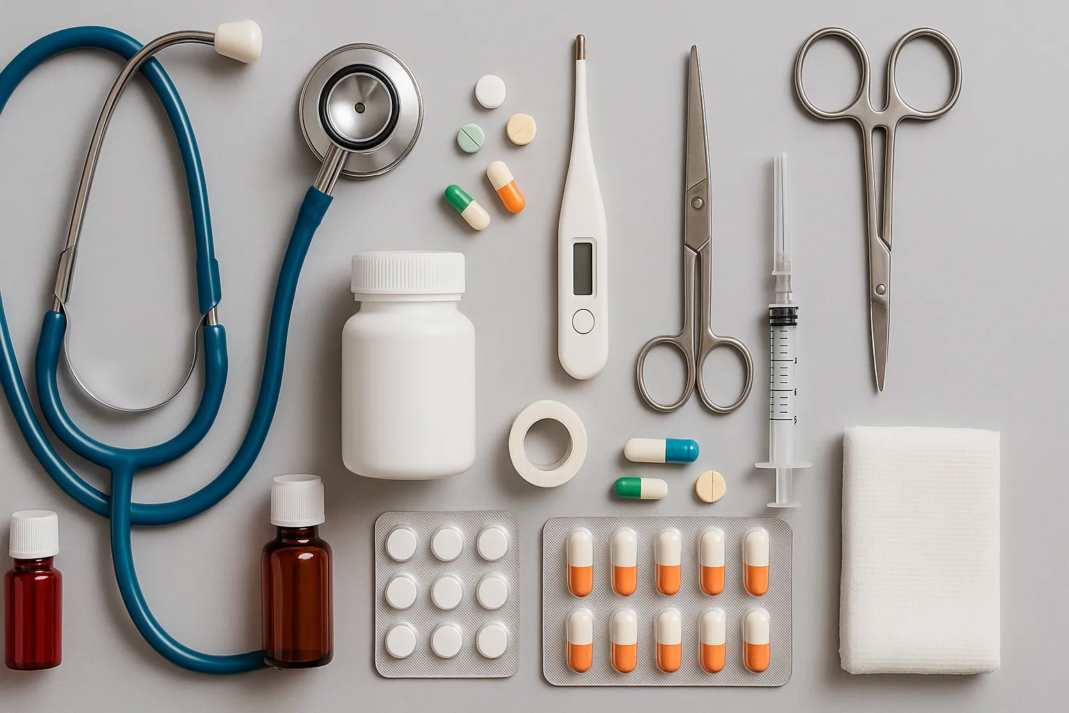Bộ dụng cụ y tế & thuốc men