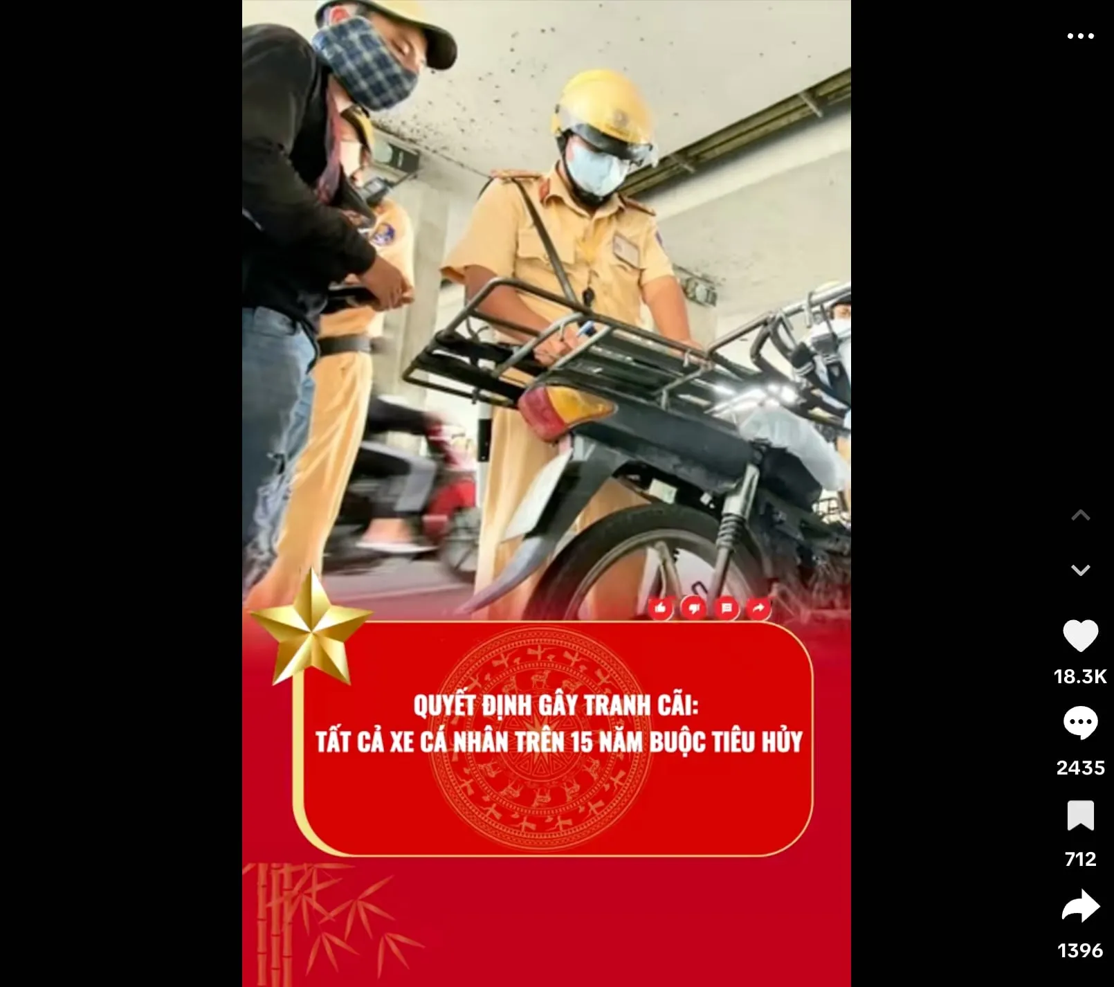 Thực hư về tin ‘tất cả xe trên 15 năm đều phải tiêu hủy’