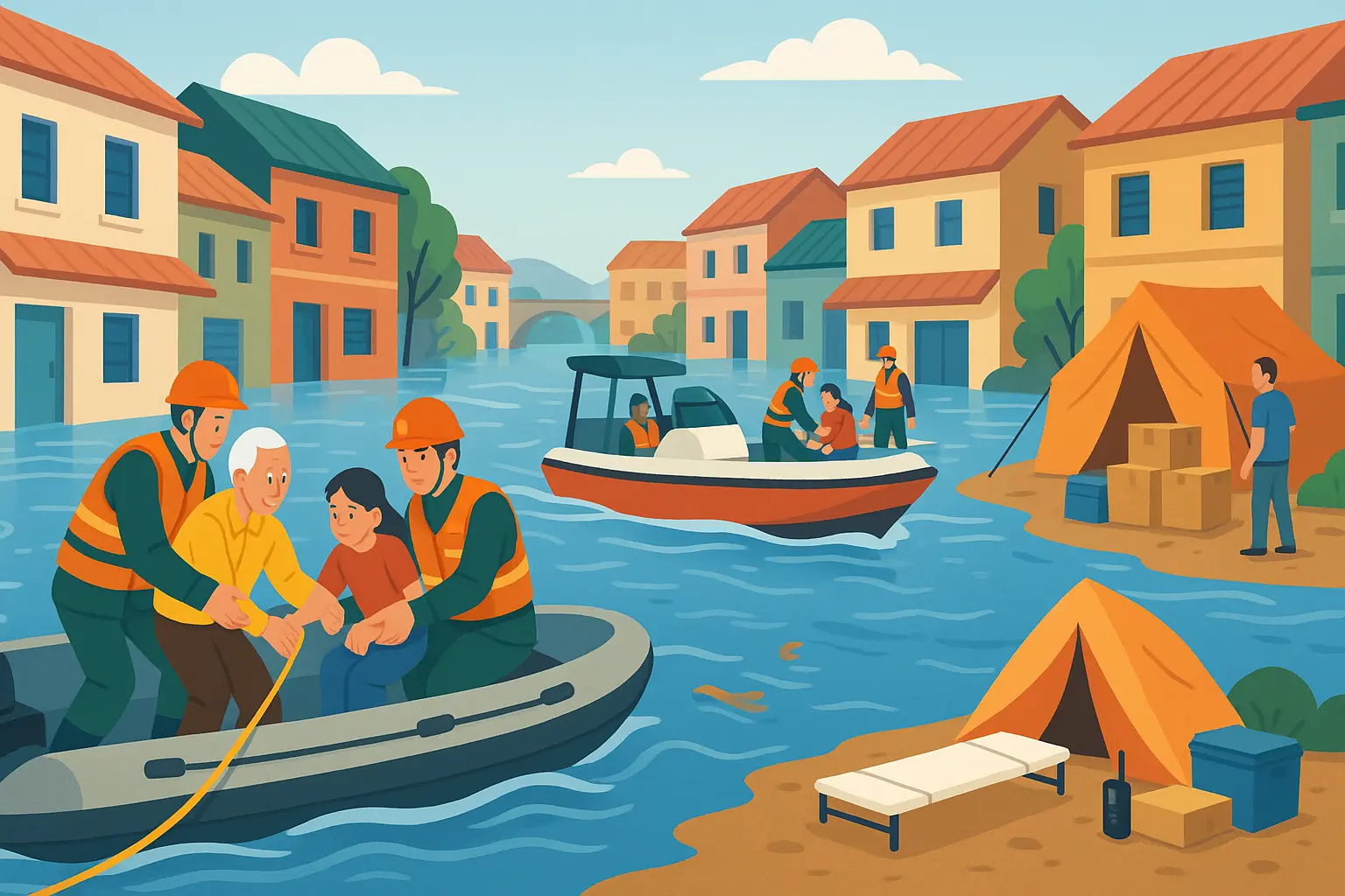 Điều phối cứu nạn người mắc kẹt do ngập sâu tại TP. Đà Nẵng