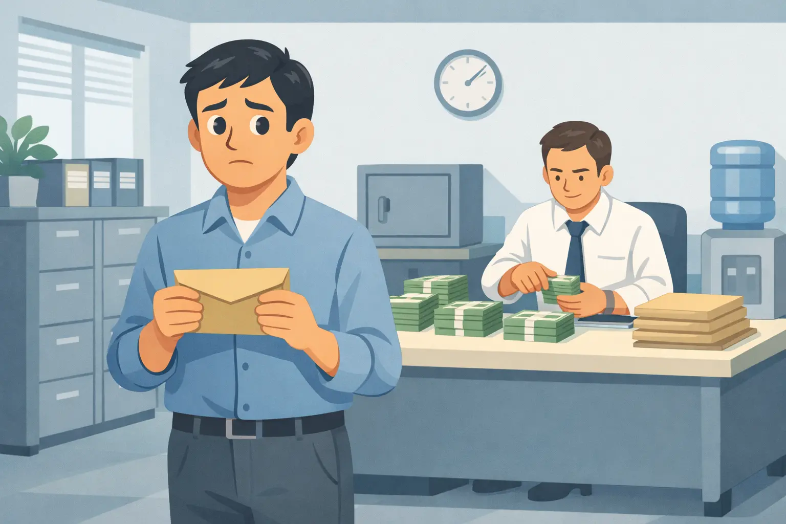 Không được trả đủ lương ngừng việc