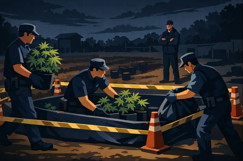 Xử phạt hành vi trồng cây cần sa