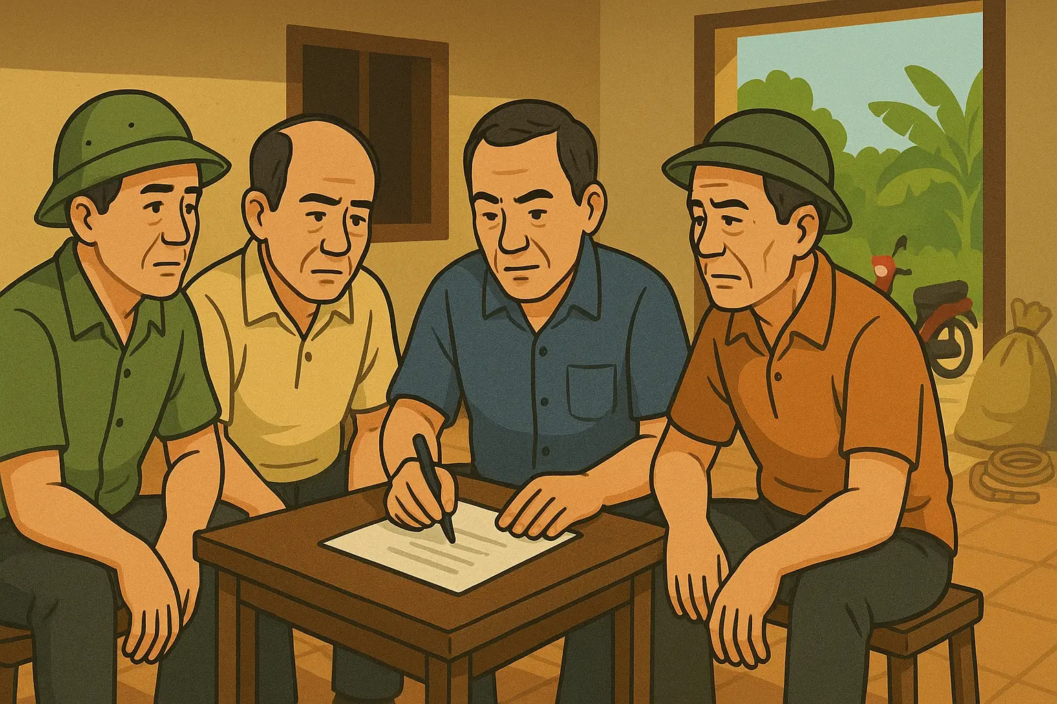 Bàn bạc kế hoạch bắt cóc