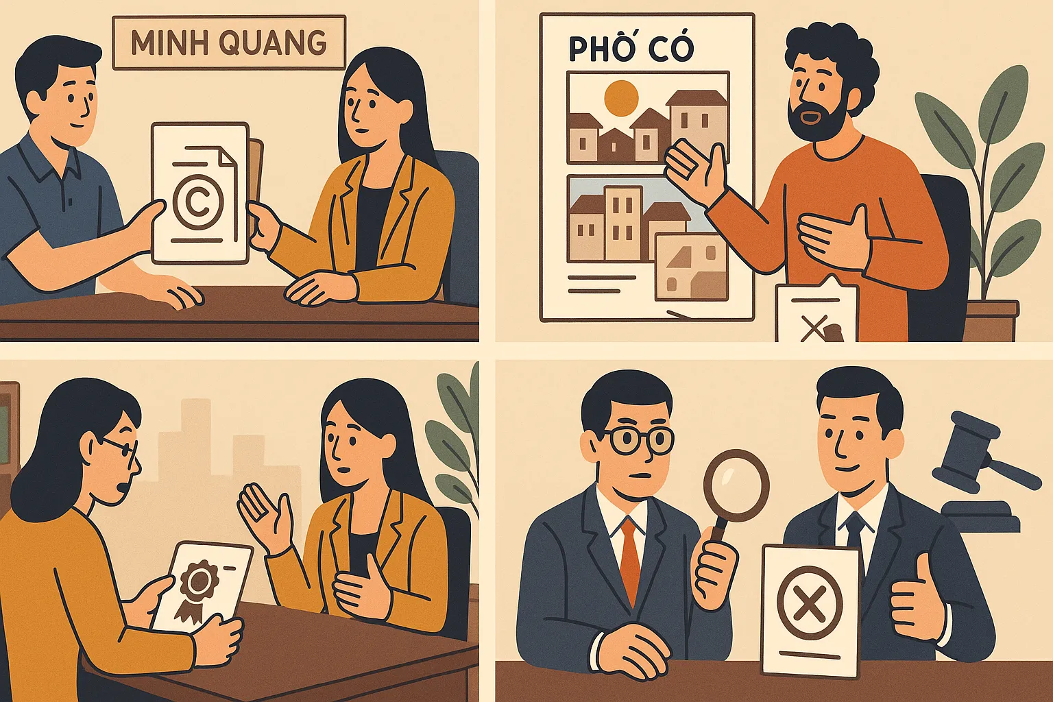 Công ty nộp hồ sơ đăng ký quyền tác giả cho tác phẩm không phải do mình sáng tạo