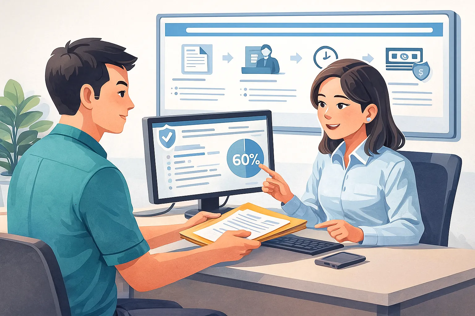 Anh Minh chấm dứt hợp đồng lao động và nộp hồ sơ hưởng trợ cấp