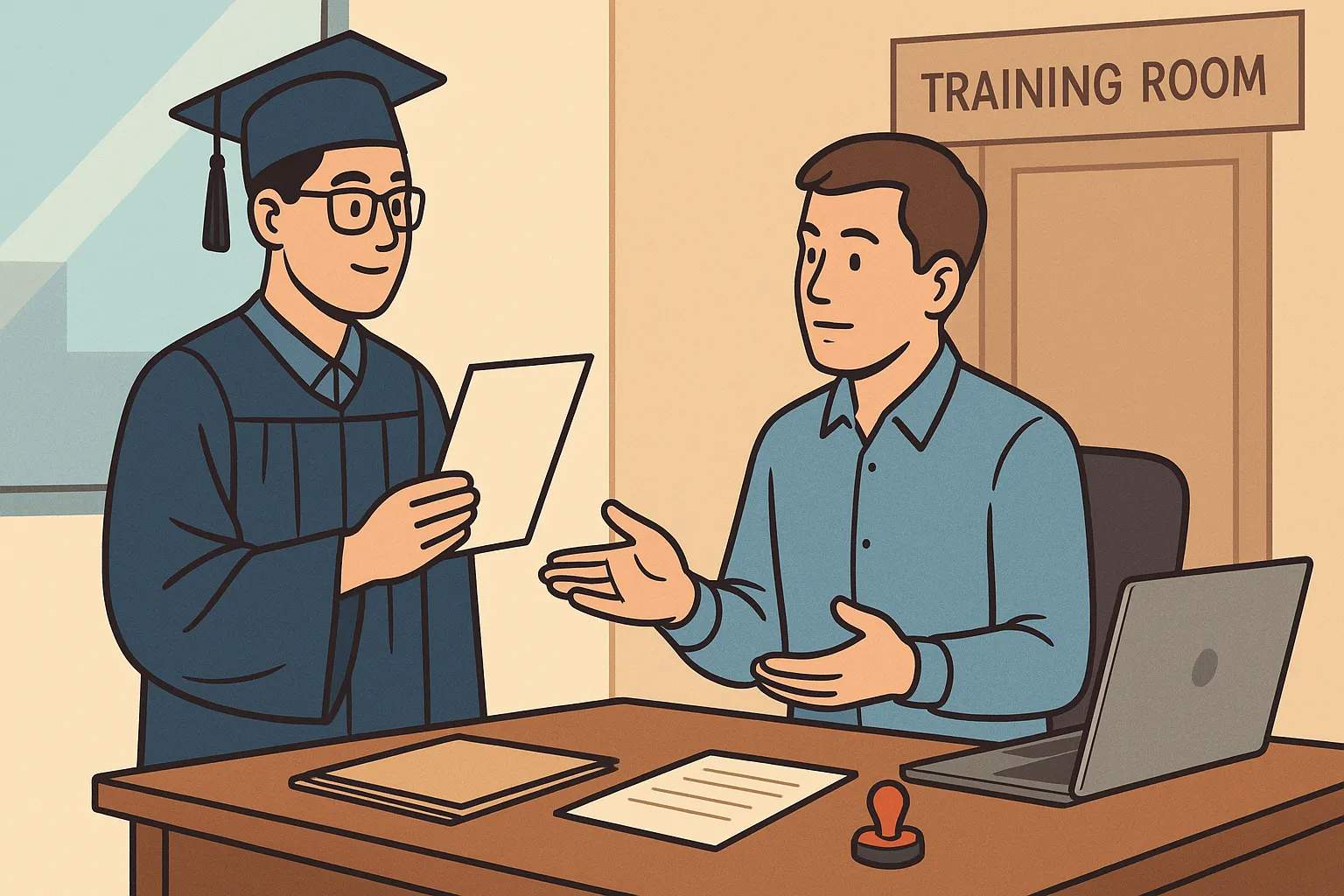 Anh Hào đang học cao học khi nhận lệnh nhập ngũ