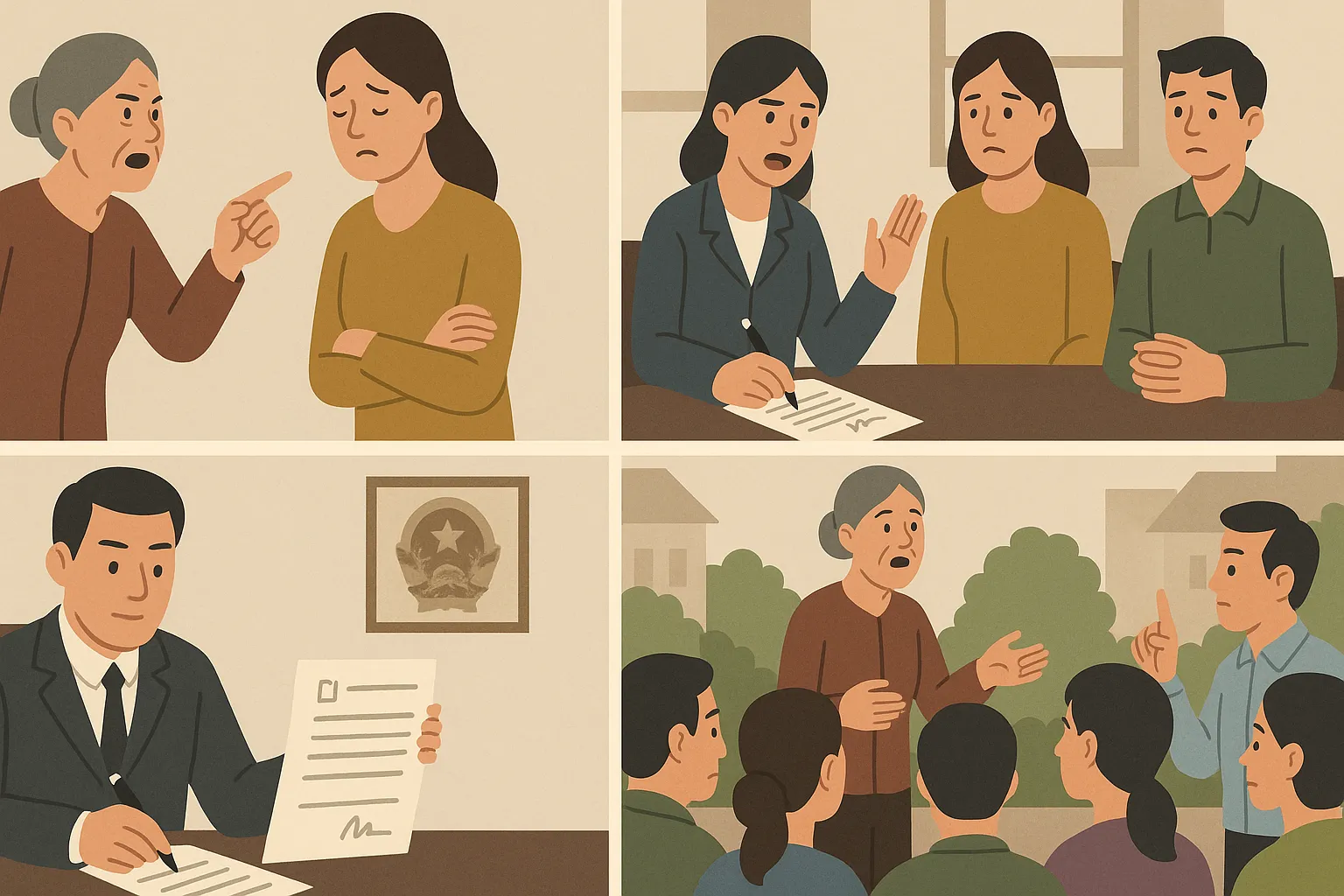 Mâu thuẫn gia đình xuất phát từ định kiến giới