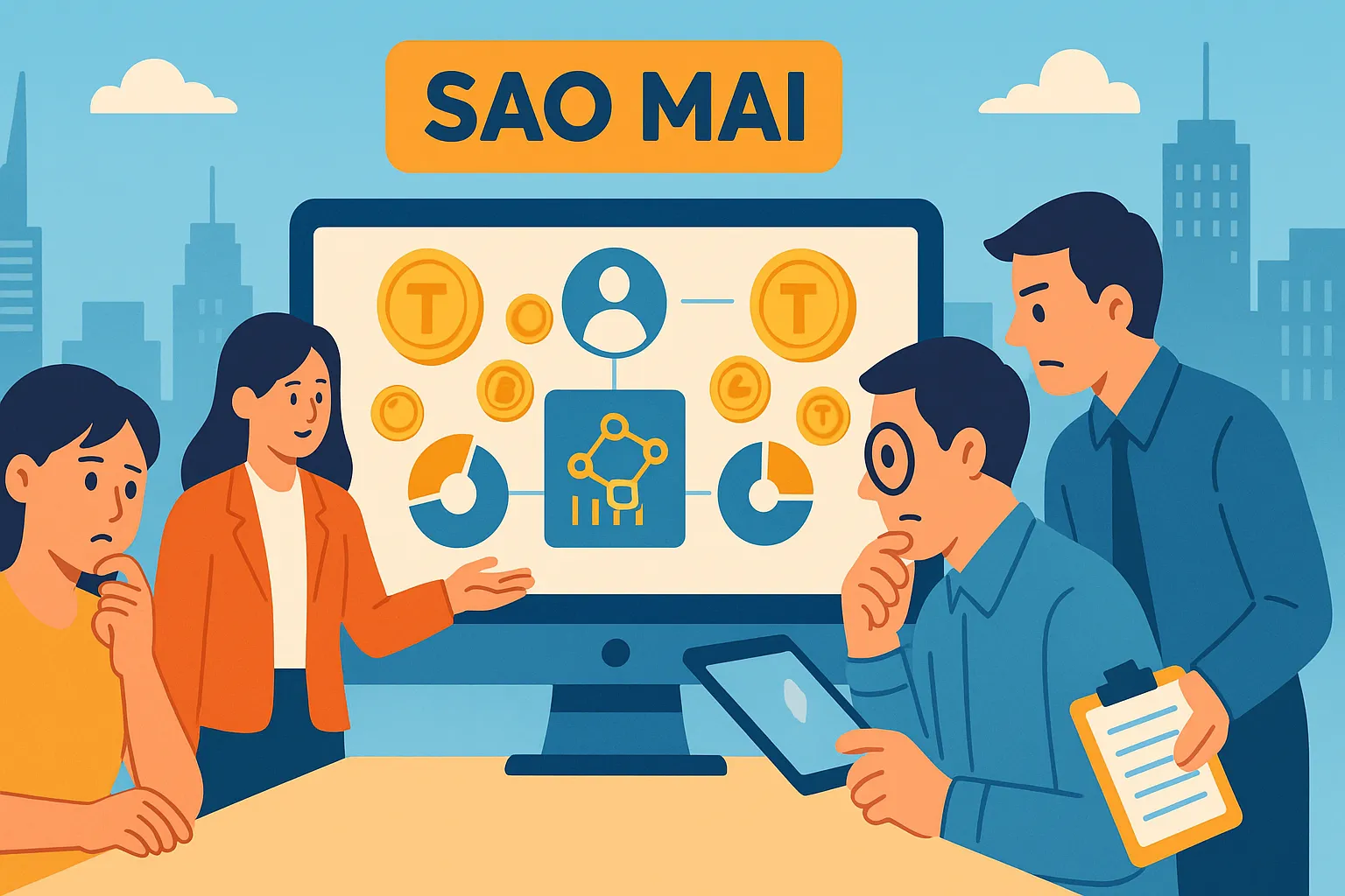 Công ty Sao Mai ra mắt nền tảng phát hành tài sản mã hóa